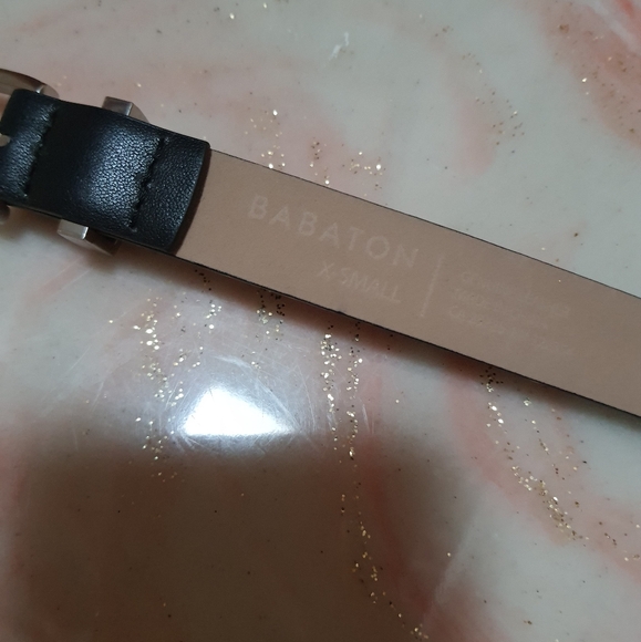 Babaton "Amos" Dress Leather Belt - Picture 4 of 4